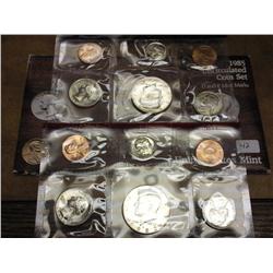 1985 US Mint UNC Set P/D