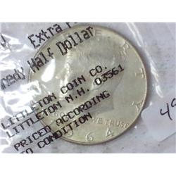 1964 Silver Kennedy Half Dollar (EF)