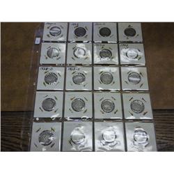 Sheet Of 20 Buffalo Nickels (1925-37)