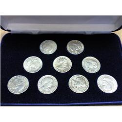 9 Piece SBA Dollar Collection 79-P/D/S, 80-P/D/S,