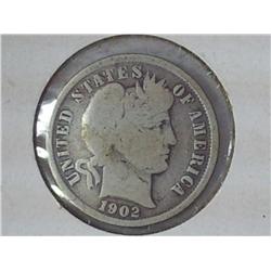 1902 Barber Dime