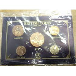 British Coins Pre 1967 Coin Set (As Shown)