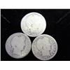 Image 1 : 3 Assorted Barber Quarters