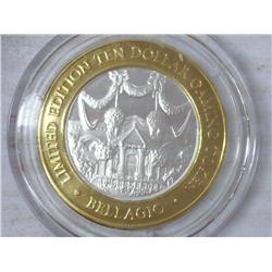 Beliagio $10 Gaming Token (Silver) UNC