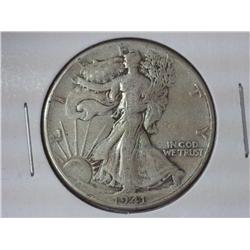 1941 Walking Liberty Half Dollar