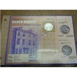 1907-O Barber Half Dollar (As Shown) On Card