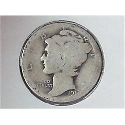 1917 Mercury Dime