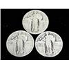 Image 1 : 3 Assorted Standing Liberty Quarters