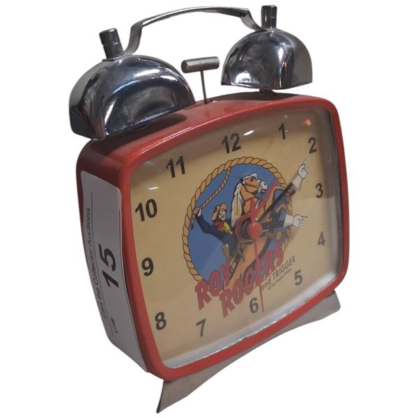 Vintage Roy Rogers and Trigger alarm clock