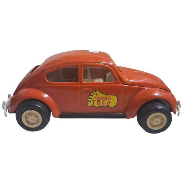 Vintage Tonka VW Beetle, "Twinkle Toes" 9"