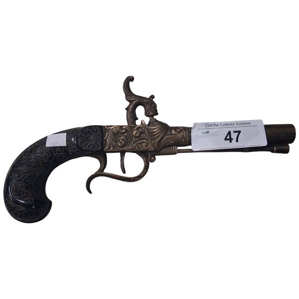 Replica flintlock pistol 10"