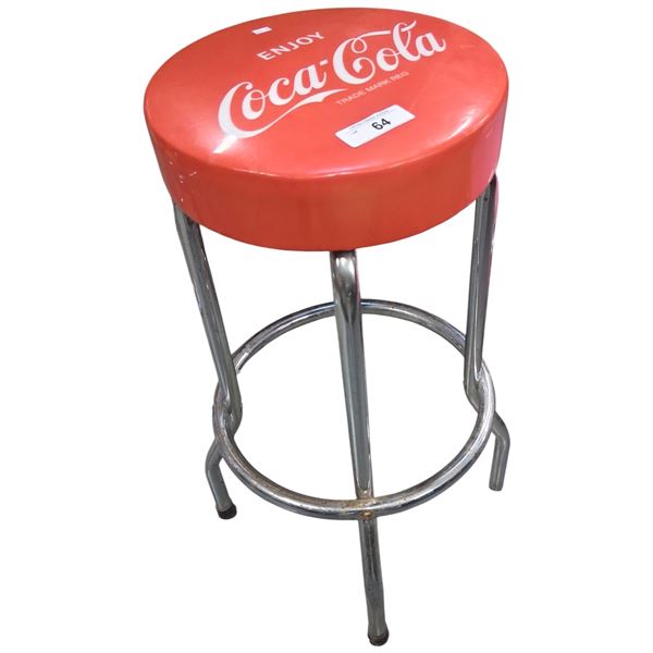 Vintage Coca-Cola bar stool 29.5"