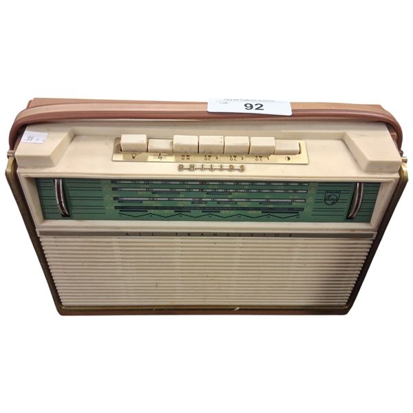 Vintage Philips radio 12" long