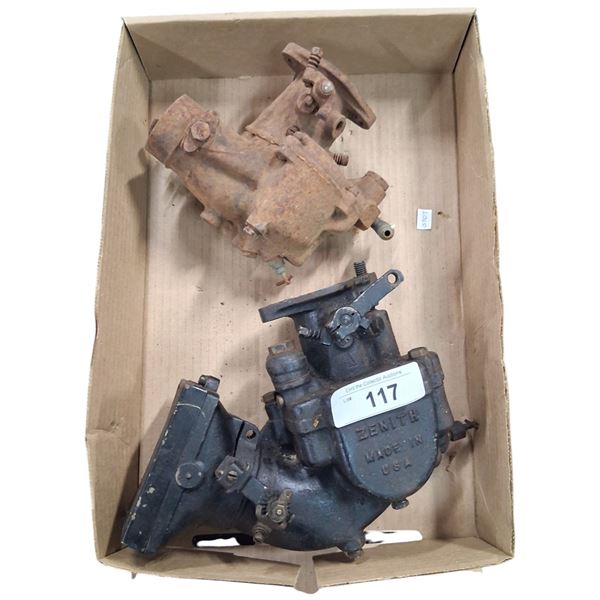 3 vintage cast iron Zenith carburetors