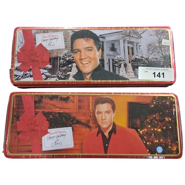 2 NIB collectable Elvis Presley chocolate boxes