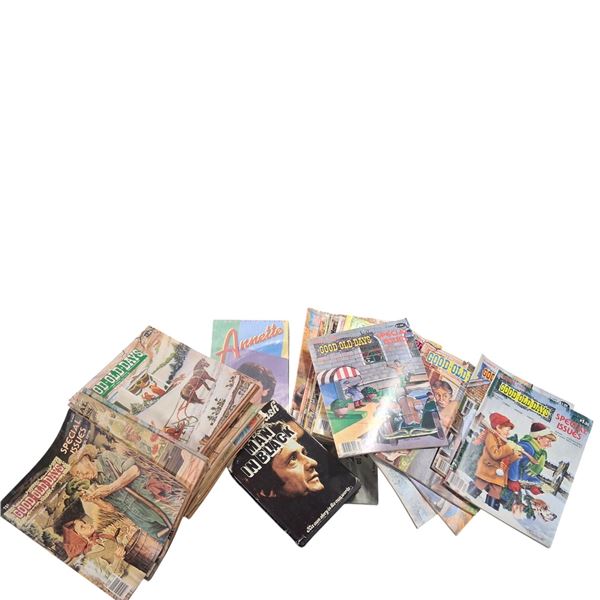 Approx 50 "Good Old Days" magazines & DVD set