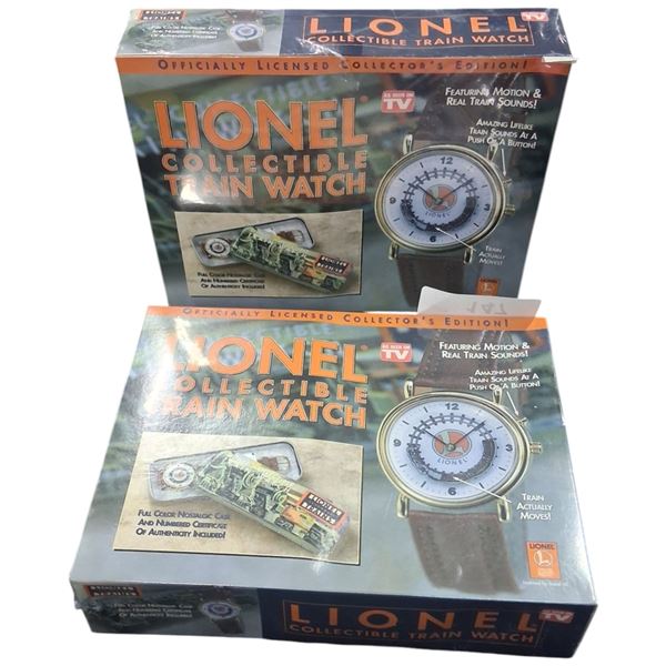 2 NIB Lionel train watch kits