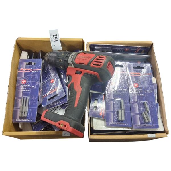 Approx 50 cases of NIB drill bits and drill