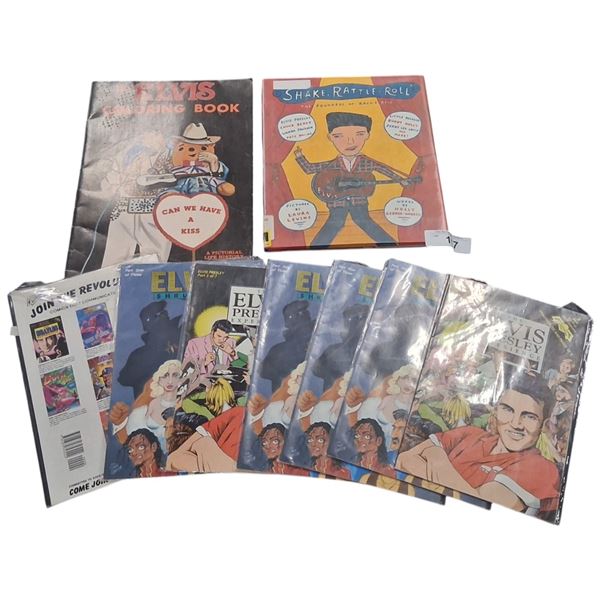 Approx 10 1990s Elvis magazines