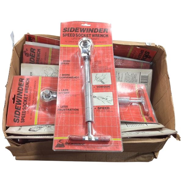 Large lot of brand new speed socket wrenches