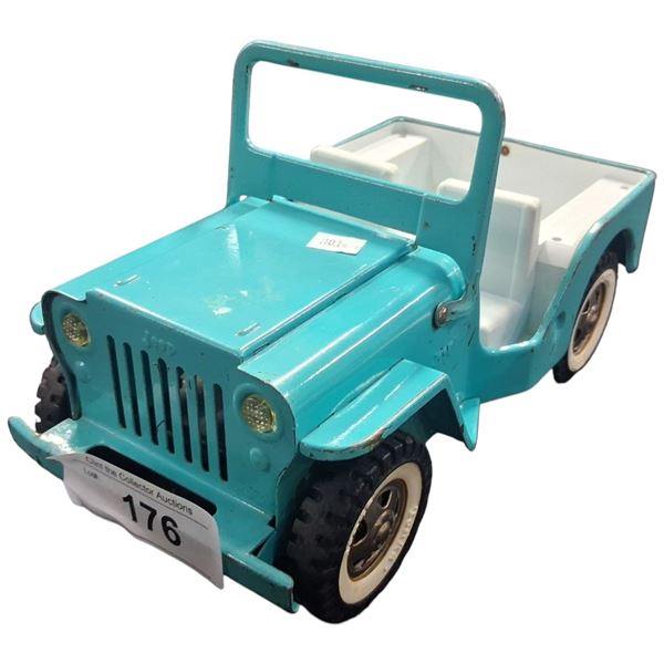 1960s Tonka pressed steel Jeep, 10"