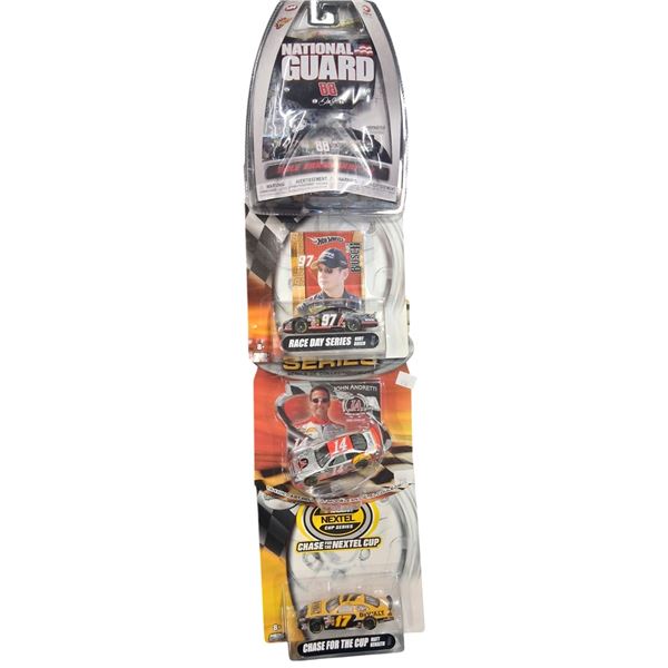 4 NIB NASCAR collector series cars