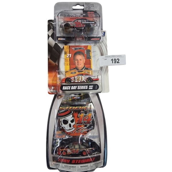 3 NIB NASCAR collector series cars