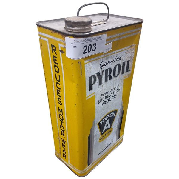 Vintage 120 oz Pyroil can