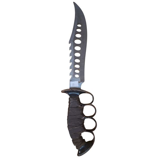 Vintage Knuckle tactical knife, 13"