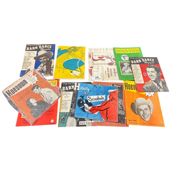 Approx 6 vintage Hillbilly & Westerm Stars 1950s magazines