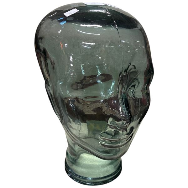Vintage glass mannequin head