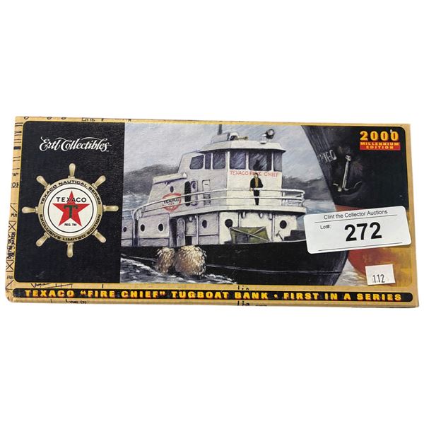 Texaco Fire Chief tug boat made by ERTL NOS