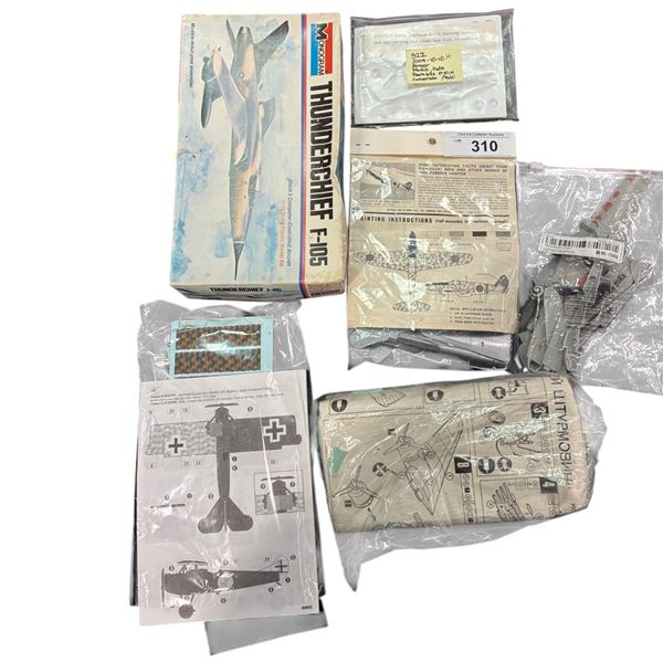 3 vintage model kits