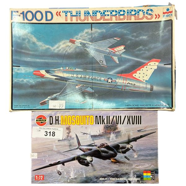 2 vintage model kits