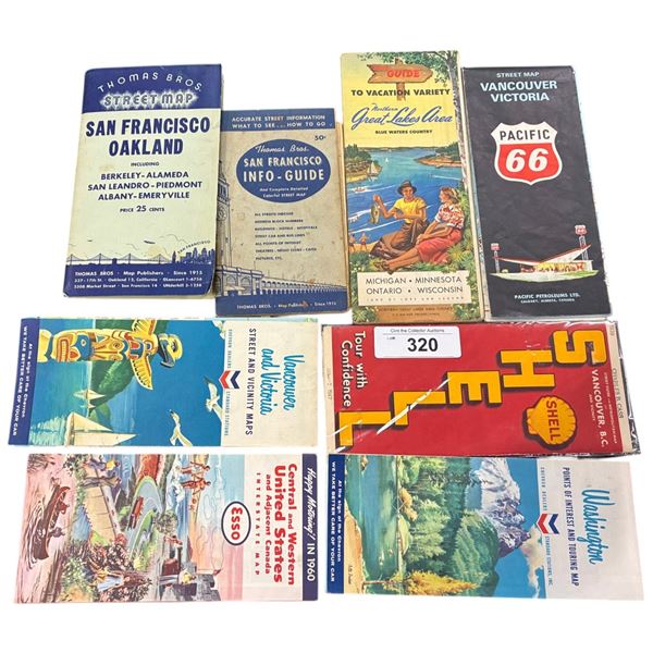 8 vintage guide booklets