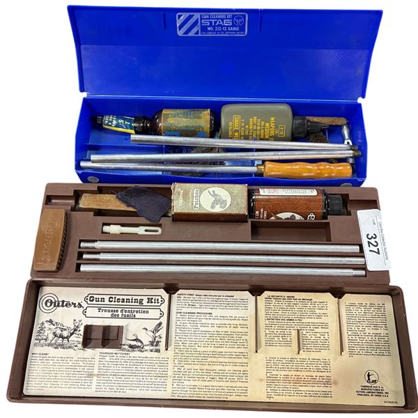2 gun cleaning kits, complete