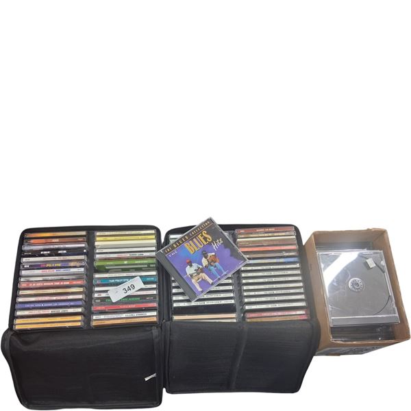 CD case full of CDs