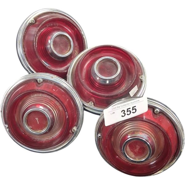 4 vintage 1966 Corvair tail lights, excellent condition