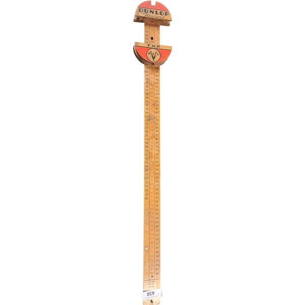 Vintage Dunlop Belt Measuring tool