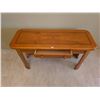 Image 2 : Wooden Console Table with Inlaid Top and Single Center Drawer