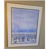 Image 1 : Signed 1996 Winter Landscape Pastel by Vi Dyson Foon, Framed