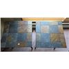 Image 2 : Slate Tile Top Metal Frame Side Tables With Lower Rack