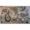 Image 2 : Rectangular Area Rug With Multicolour Paisley Pattern