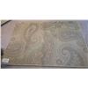 Image 3 : Rectangular Area Rug With Multicolour Paisley Pattern