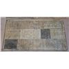 Image 3 : Rectangular Area Rugs With Patchwork Pattern In Neutral Tones