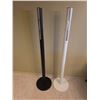 Image 5 : Black and White Metal Freestanding Coat Racks with Retractable Hooks