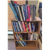 Image 1 : Wood Bookcase With Mixed Reference and Travel Books Including Dictionaries