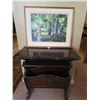 Image 5 : Mona Apps Oil Painting 'In the Forest' Red Rock Canyon Prince George Signed Framed, Magazine Rack
