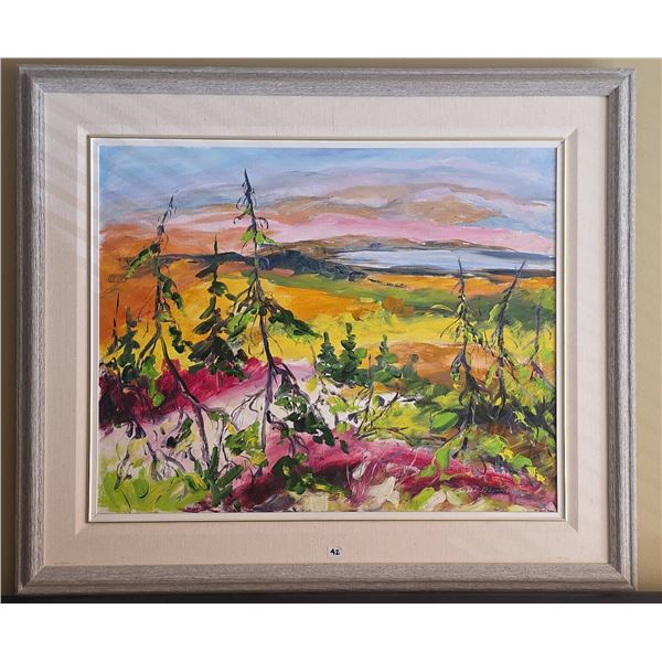 Siinna McLernon Framed Landscape Painting