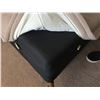 Image 6 : Beige Fabric Futon Sofa Bed with Removable Cover